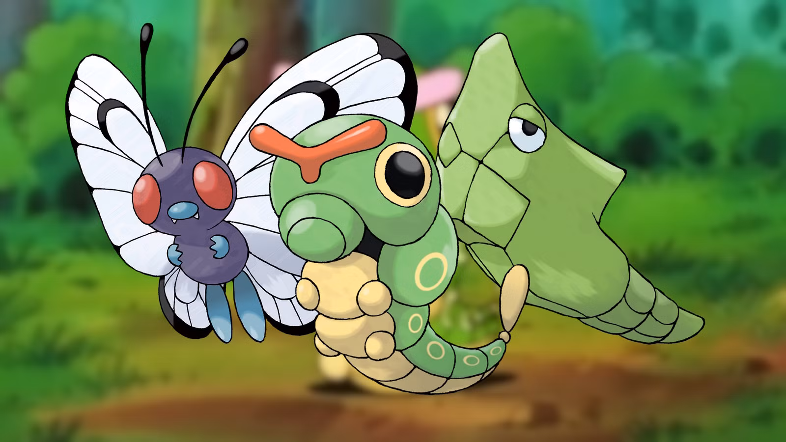 Pokemon Fan Art Imagines Human Forms for Caterpie Line