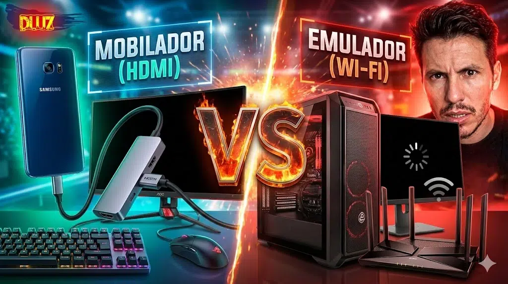 Mobilador vs emulador e a maior latencia